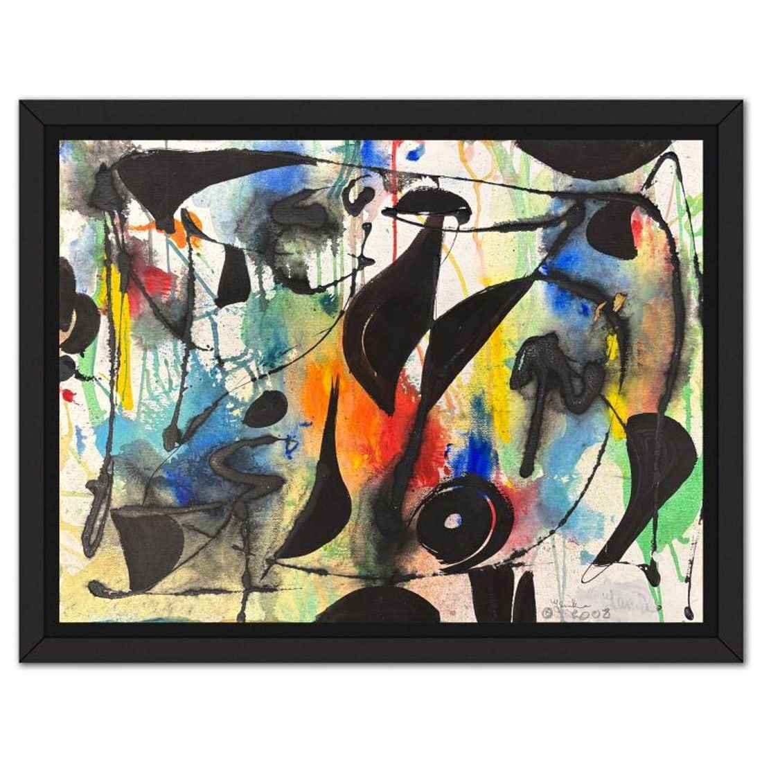 Jenik Cook, Framed Hand Signed Original Painting with Letter of Authenticity. (1 of 2)