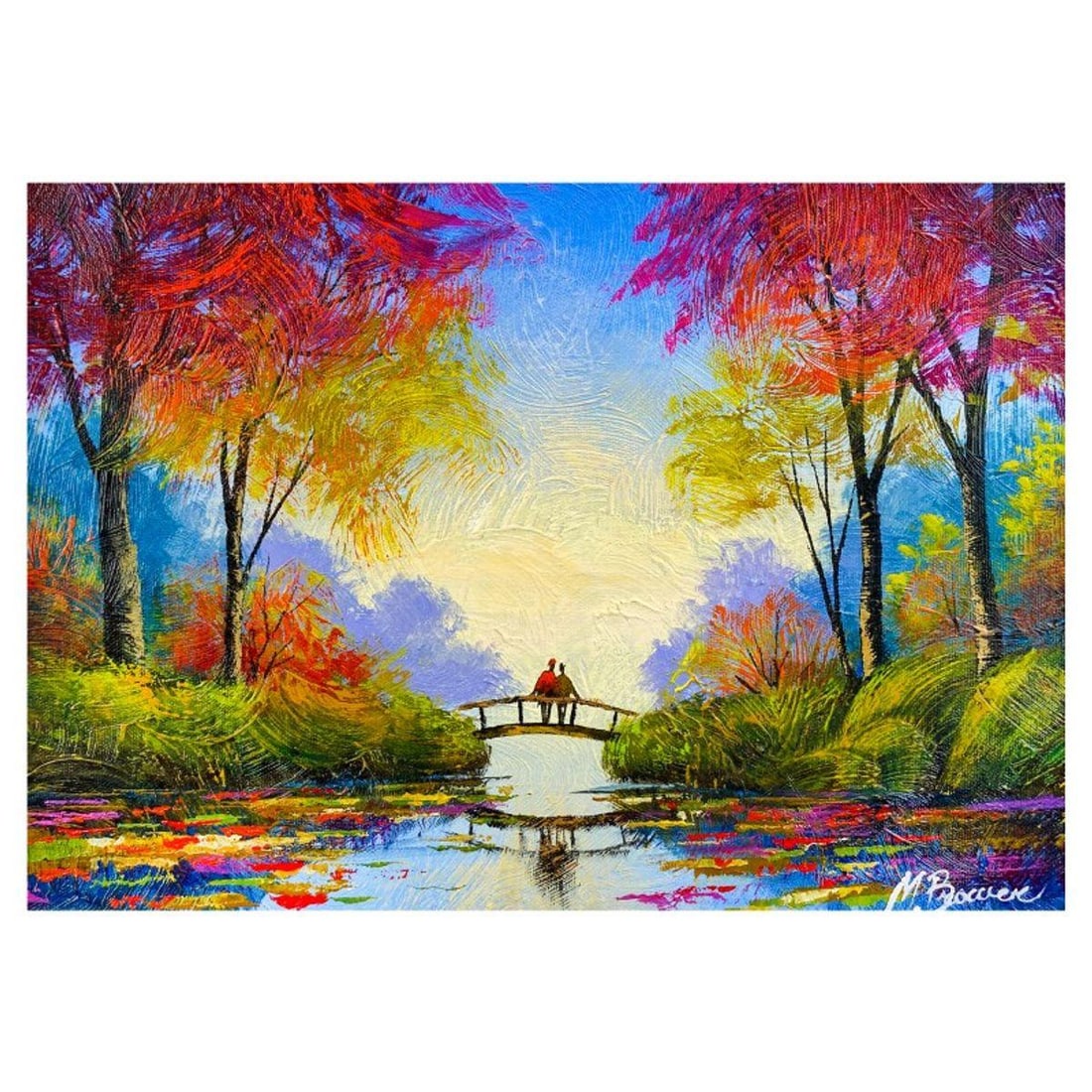 Mark Braver, Original Acrylic Painting on Canvas, Hand Signed with Letter of Authenticity. (1 of 2)