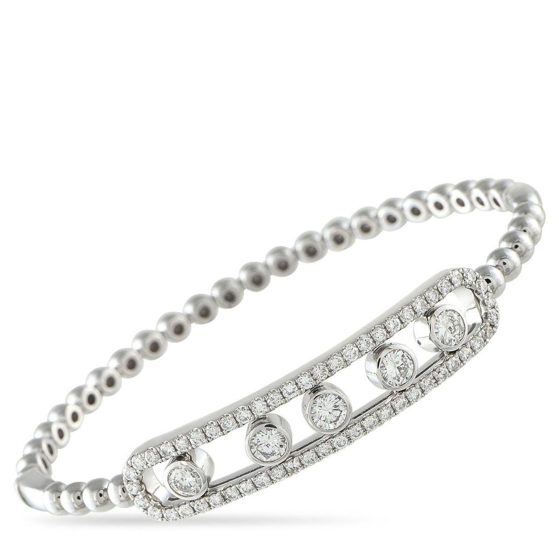 14K WHITE GOLD 2.10CT DIAMOND BRACELET (1 of 3)