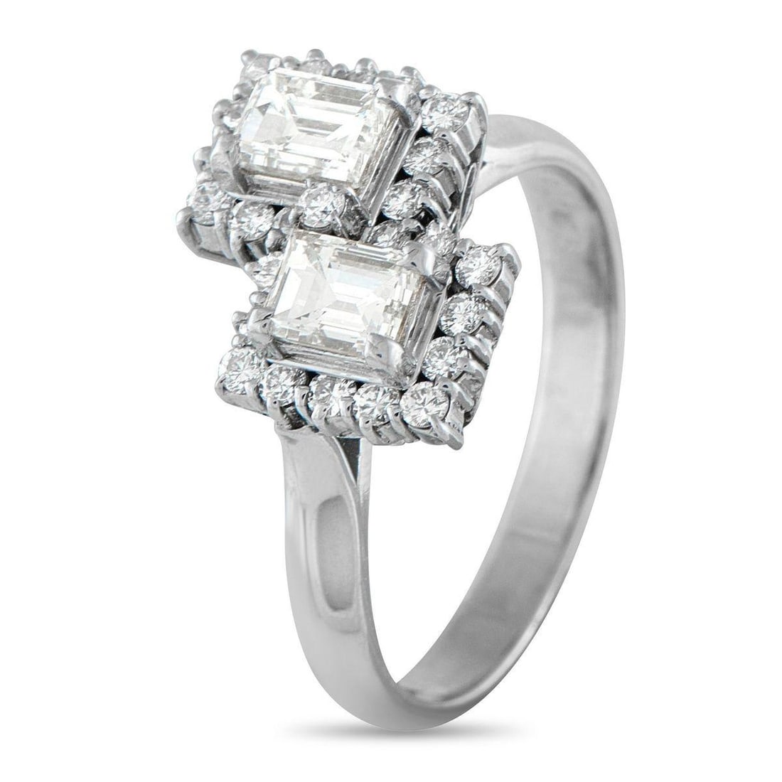 PLATINUM 1.74CT DIAMOND RING - 2
