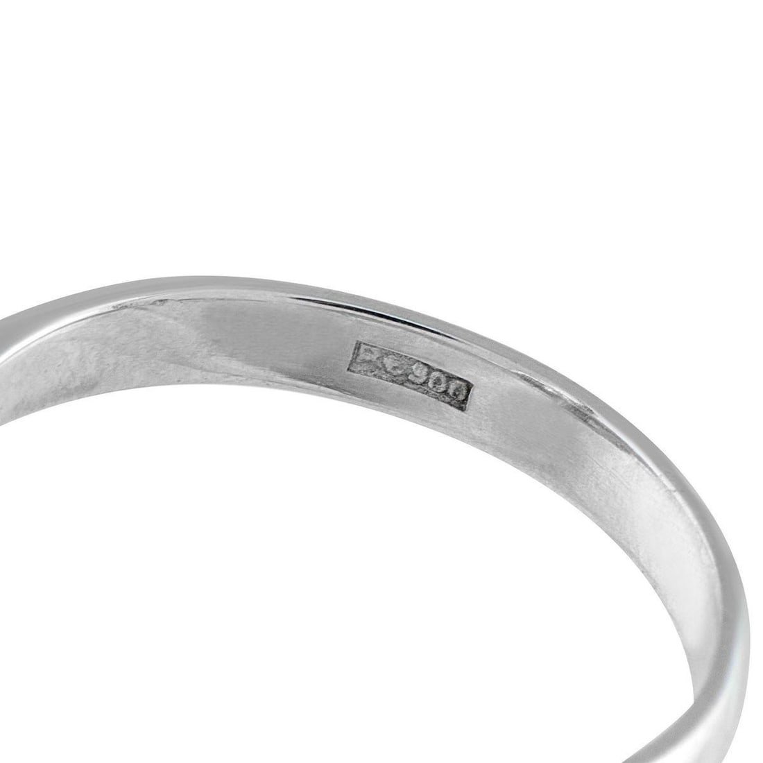 PLATINUM 1.74CT DIAMOND RING - 4