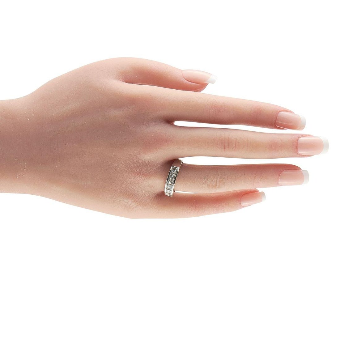 PLATINUM 1.50CT DIAMOND RING - 3