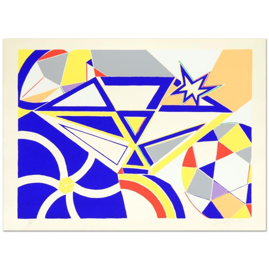 Martin Knox, "Diamond" Hand Signed Limited Edition Serigraph with Certificate of Authenticity.: Diamond is a limited edition serigraph on paper by Martin Knox, numbered and hand signed by the artist! Includes Certificate of Authenticity! Measures approx. 30" x 22" (with border), 26" x 19" (image