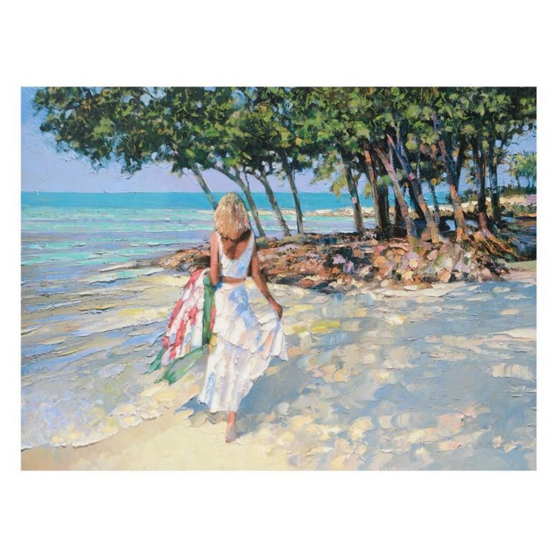 Howard Behrens (1933-2014), "My Beloved" Limited Edition on Canvas, Numbered and Signed with COA.: My Beloved is a limited edition giclee on canvas by Howard Behrens (1933-2014), numbered and bearing the authorized signature of the artist. This piece is from Behrens' Legacy Edition. Includes Certif