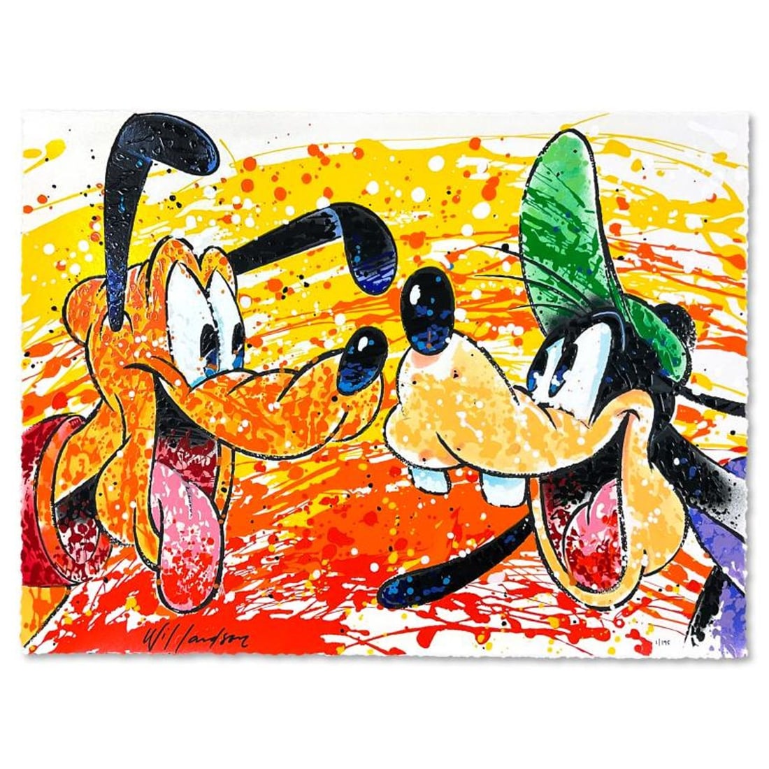 #1 of edition - David Willardson, "Twosome" Limited Edition Serigraph, Numbered 1/195 and Hand (1 of 2)