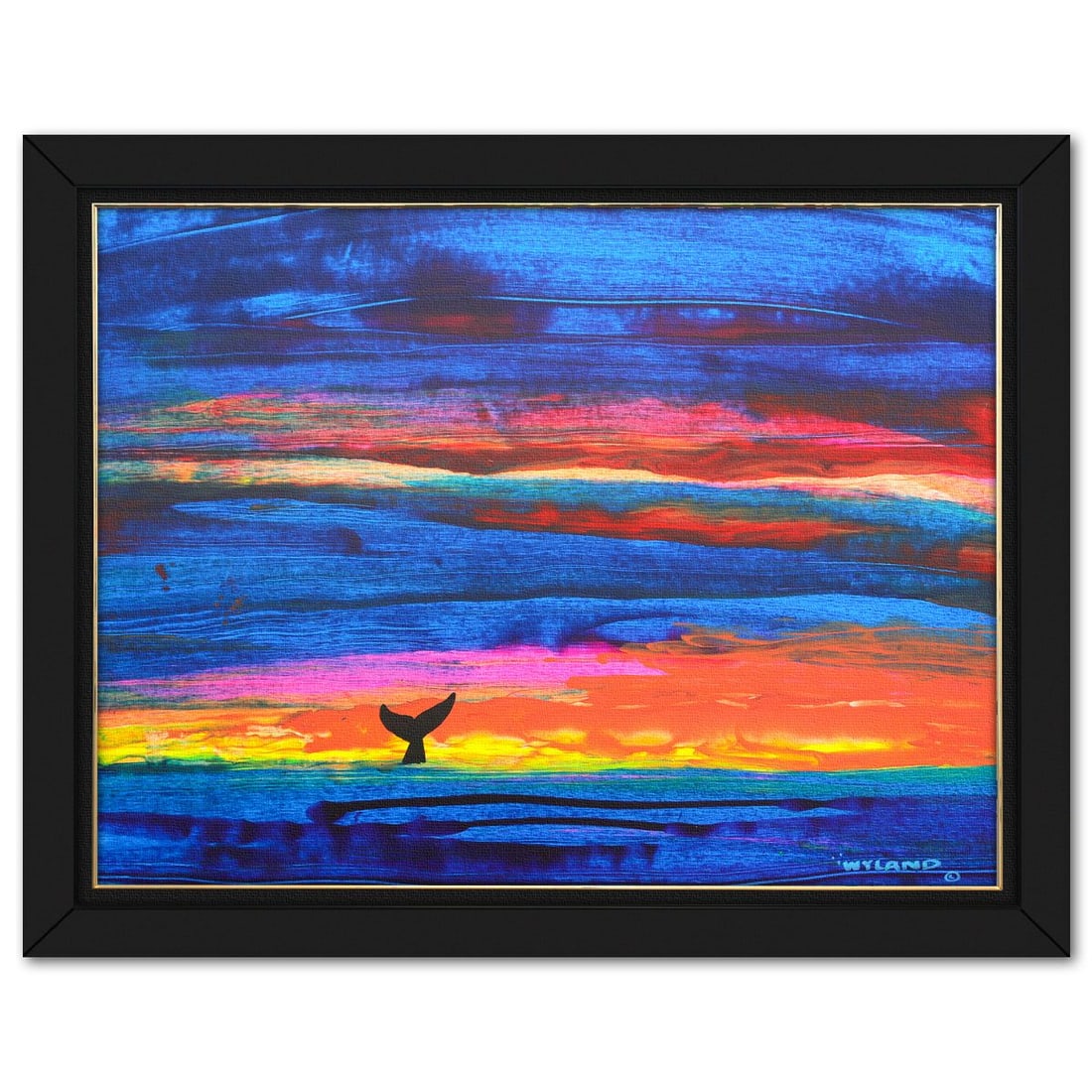 Wyland- Original Painting on Canvas "Abstract" (1 of 2)