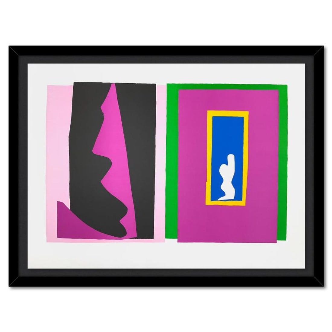 Henri Matisse 1869-1954 (After), "Le Destin (Destiny)" Framed Limited Edition Lithograph with (1 of 2)