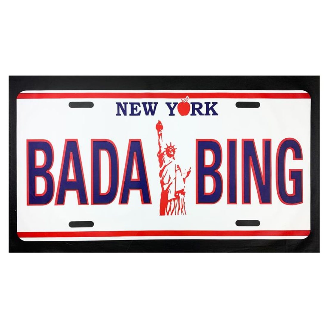 Steve Kaufman (1960-2010), "BADA BING" Hand Signed Limited Edition Hand Pulled silkscreen Mixed: BADA BING is a limited edition hand pulled silkscreen unique mixed media on canvas by Andy Warhol protege Steve Kaufman (1960-2010). This piece is numbered and hand signed inverso and includes a lette