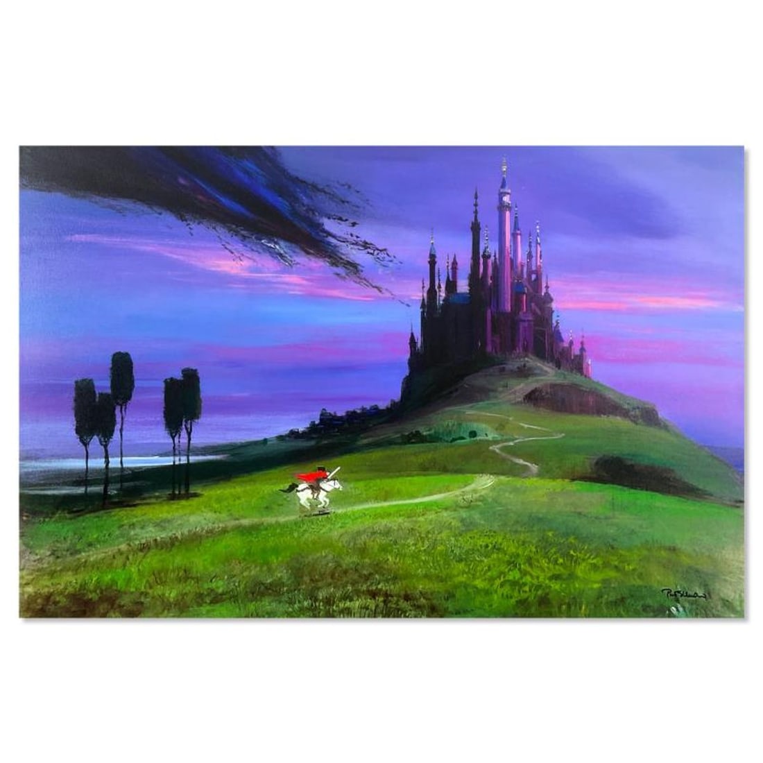 Peter Ellenshaw (1913-2007), "Aurora's Rescue" Limited Edition on Canvas from Disney Fine Art, (1 of 2)