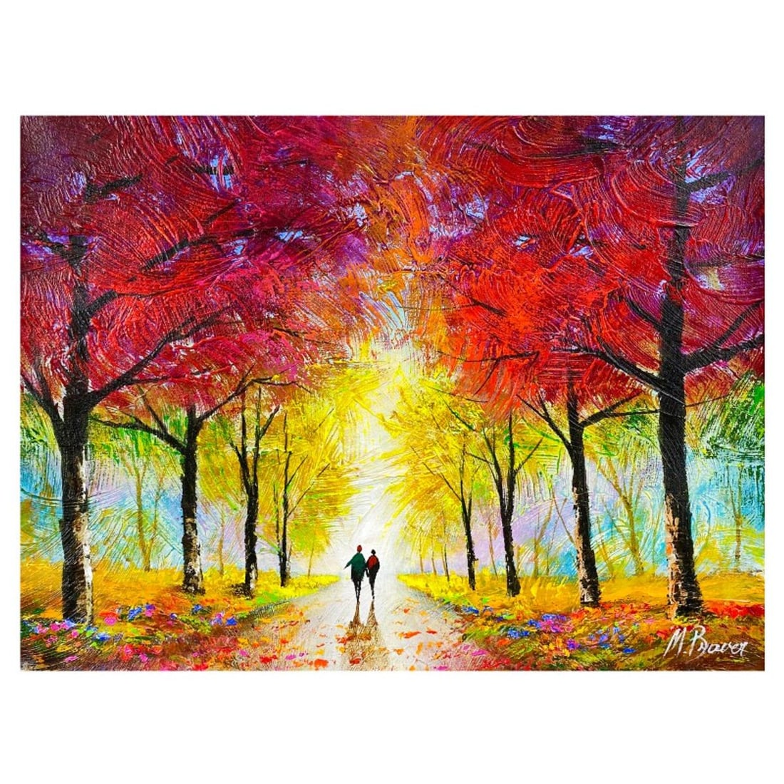 Mark Braver, Original Acrylic Painting on Canvas, Hand Signed with Letter of Authenticity.: This is an original acrylic painting on canvas by Mark Braver, hand signed by the artist. Includes Letter of Authenticity. Measures approx. 12" x 16" (image).