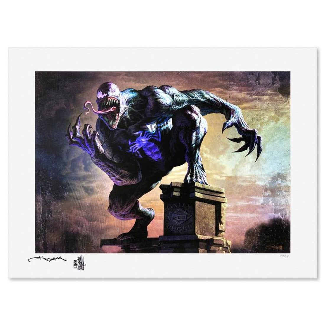 Marvel Comics, David Igo & Fabian Schlaga, "Venom" Limited Edition, PP Numbered 3/4 and Signed with (1 of 2)
