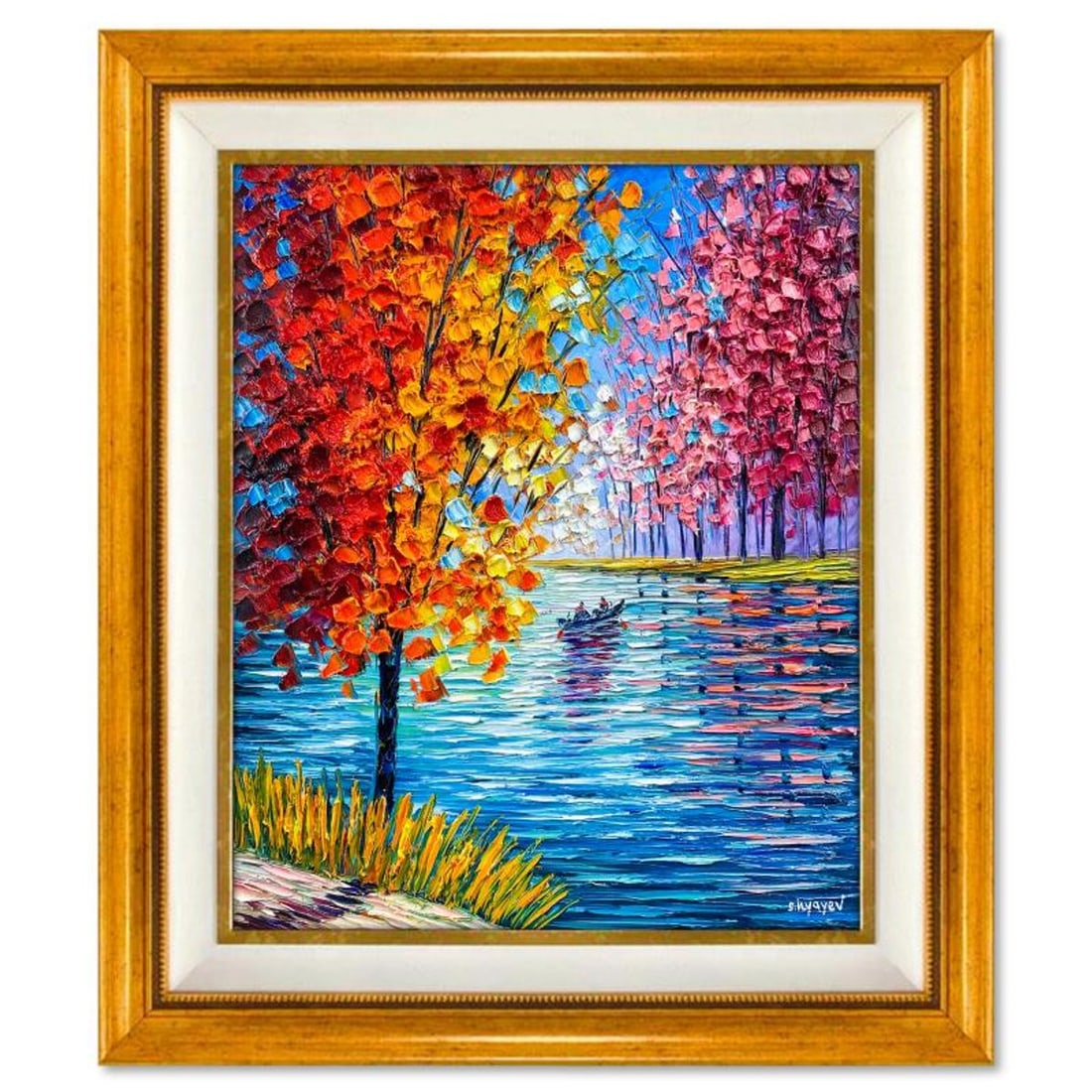 Slava Ilyayev, Framed Original Oil Painting on Canvas, Hand Signed with Letter of Authenticity. (1 of 2)