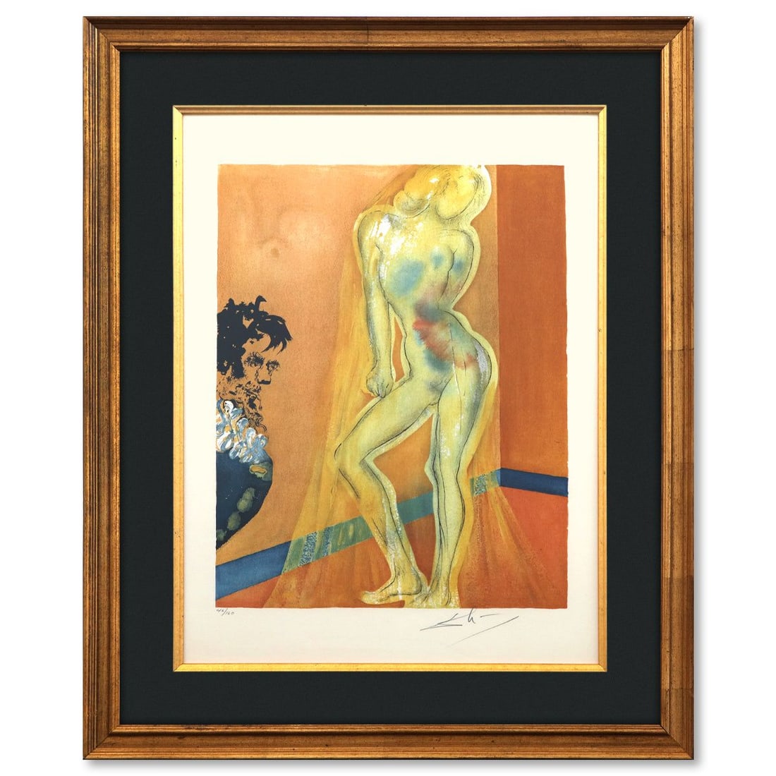 Salvador Dali- Original Lithograph "The Chevalier's Dream of Cecile" (1 of 2)
