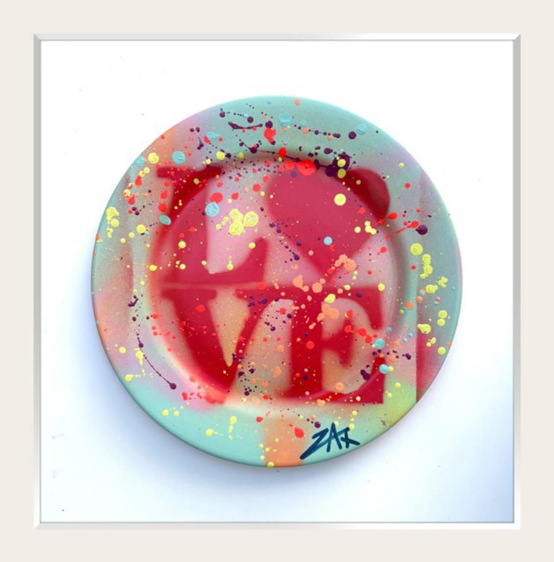E.M Zax- 1/1 hand painted on ceramic (1 of 1)