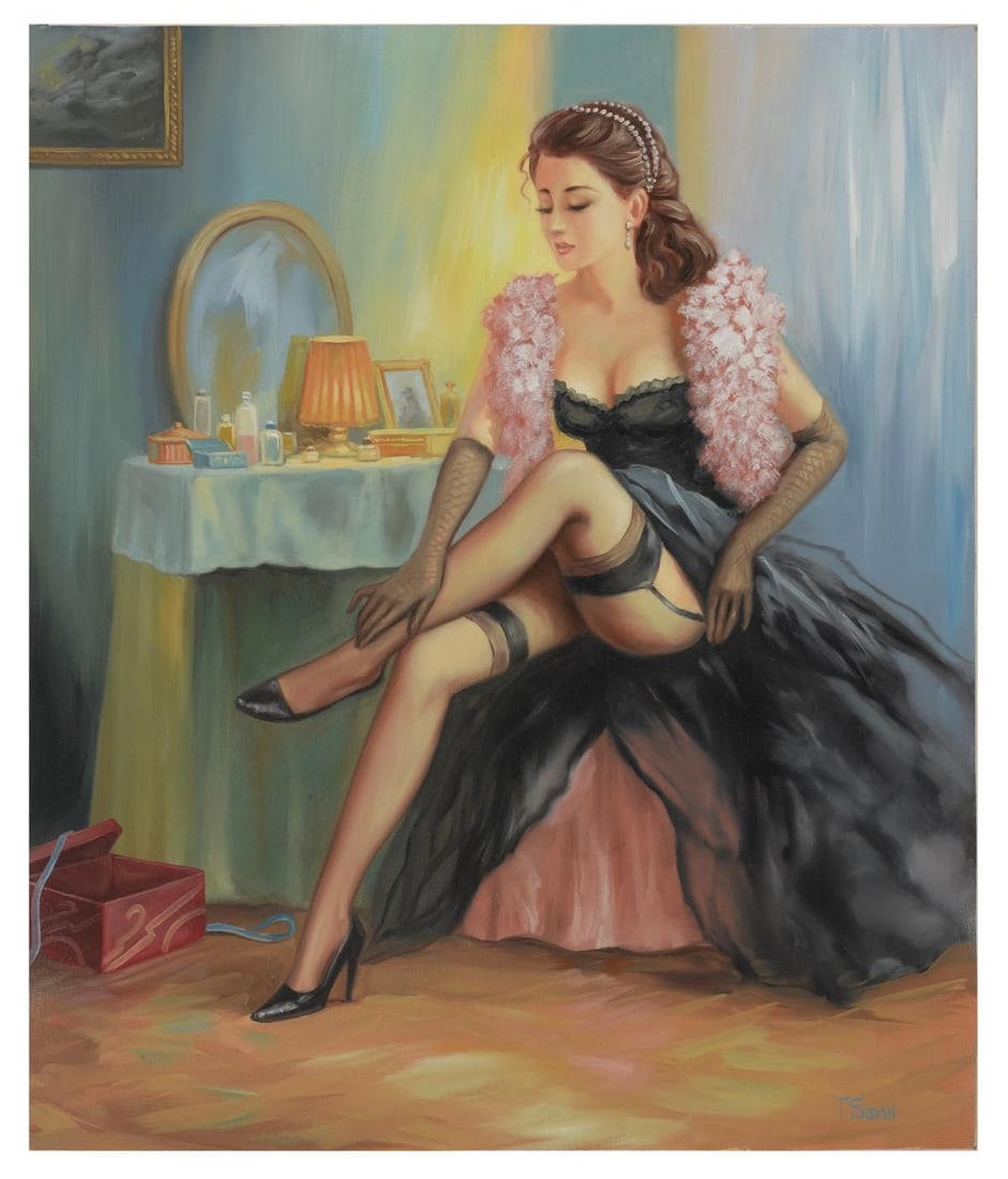 Taras Sidan- Original Giclee on Canvas "Melissa" (1 of 1)