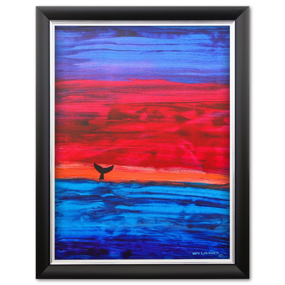 Wyland- Original Painting on Canvas "Abstract" (1 of 2)