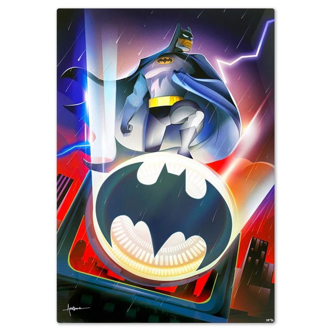DC Comics & Orlando Arocena, "Batman: The Animated Series 30th Anniversary" Limited Edition on (1 of 2)