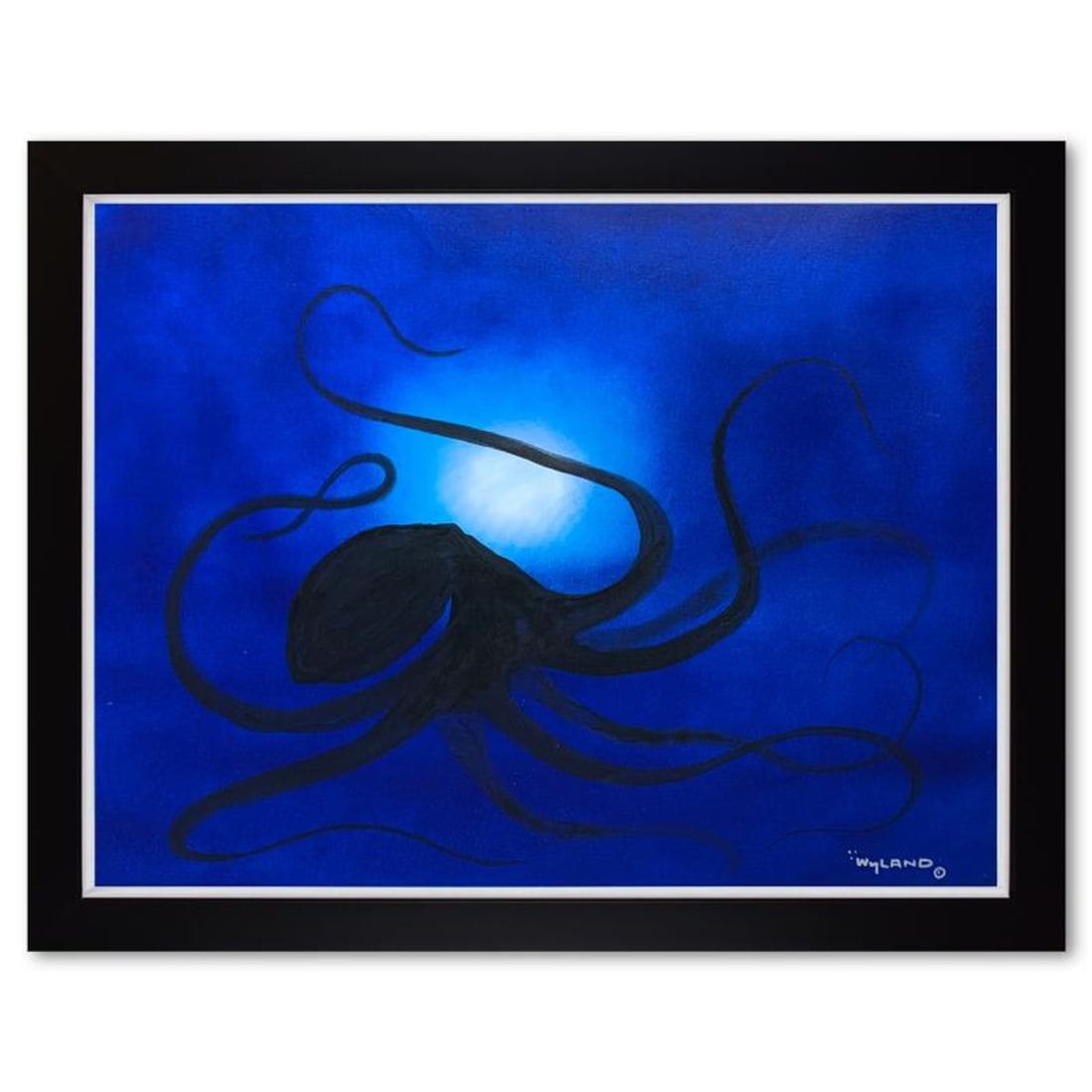 Wyland, Framed Original Painting on Canvas, Hand Signed by the artist and with a letter of (1 of 2)