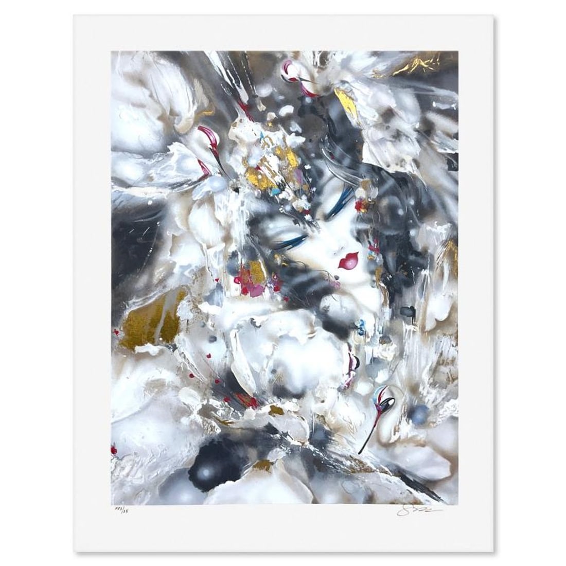 Suzanne Marie, "Interlude" Limited Edition Printer's Proof Serigraph, Numbered 1/15 and Hand Signed (1 of 2)