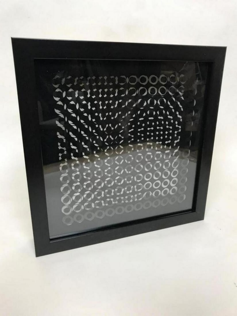 Victor Vasarely- 3D Wall Sculpture/object "Cinetiques" (1 of 1)