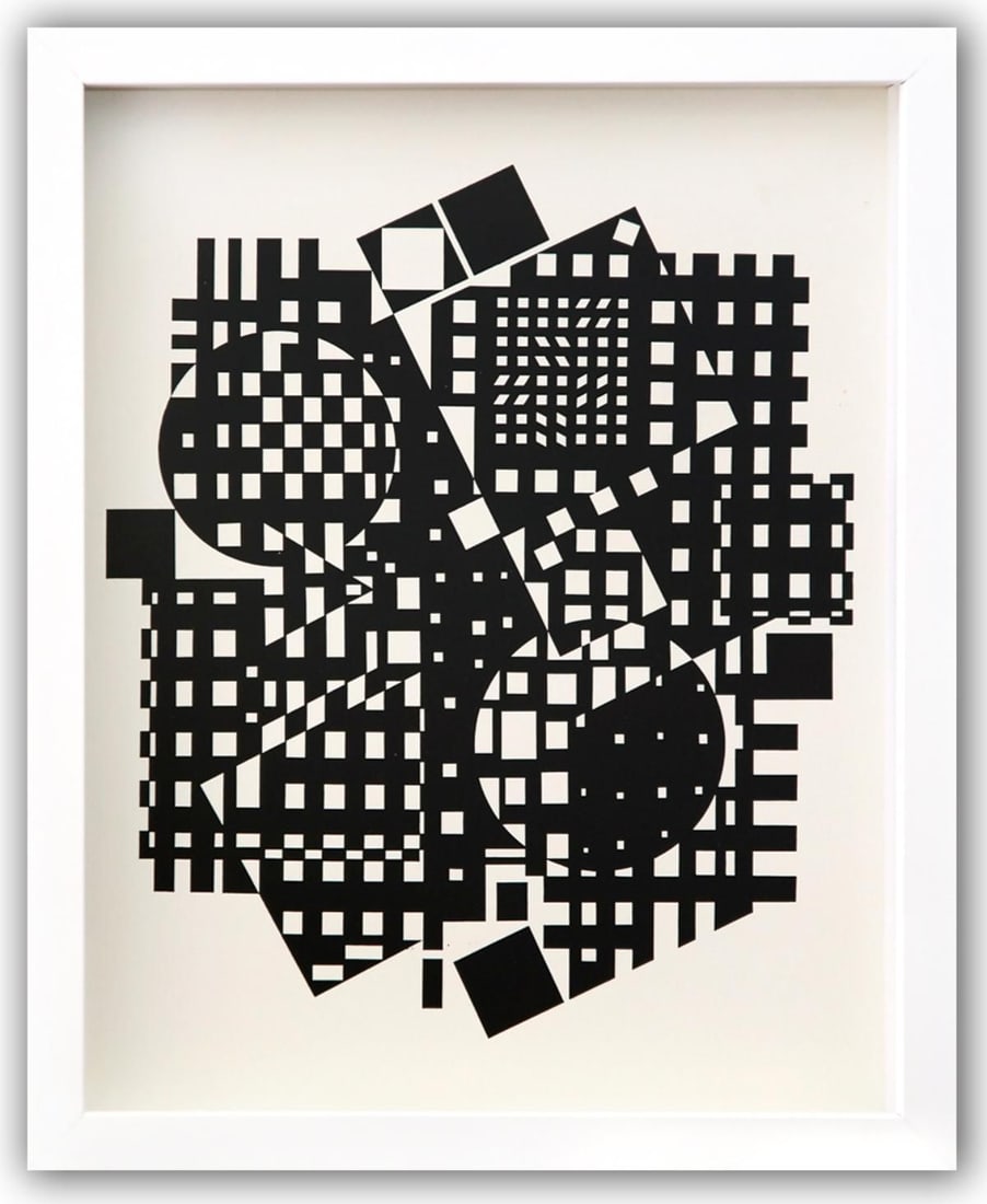 Victor Vasarely- Heliogravure Print "Untitled" (1 of 1)