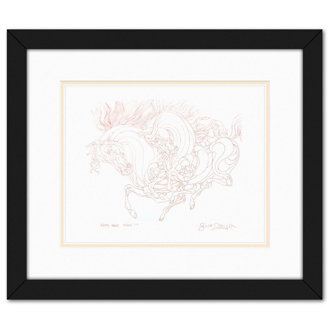 Guillaume Azoulay- Original Drawing "ESSAI QQRS" (1 of 3)