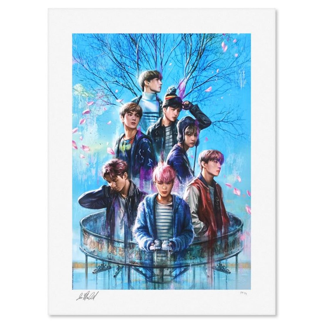 Ian MacDonald, "BTS: Spring Day" Limited Edition, PP Numbered 3/4 and Signed with Letter of (1 of 2)