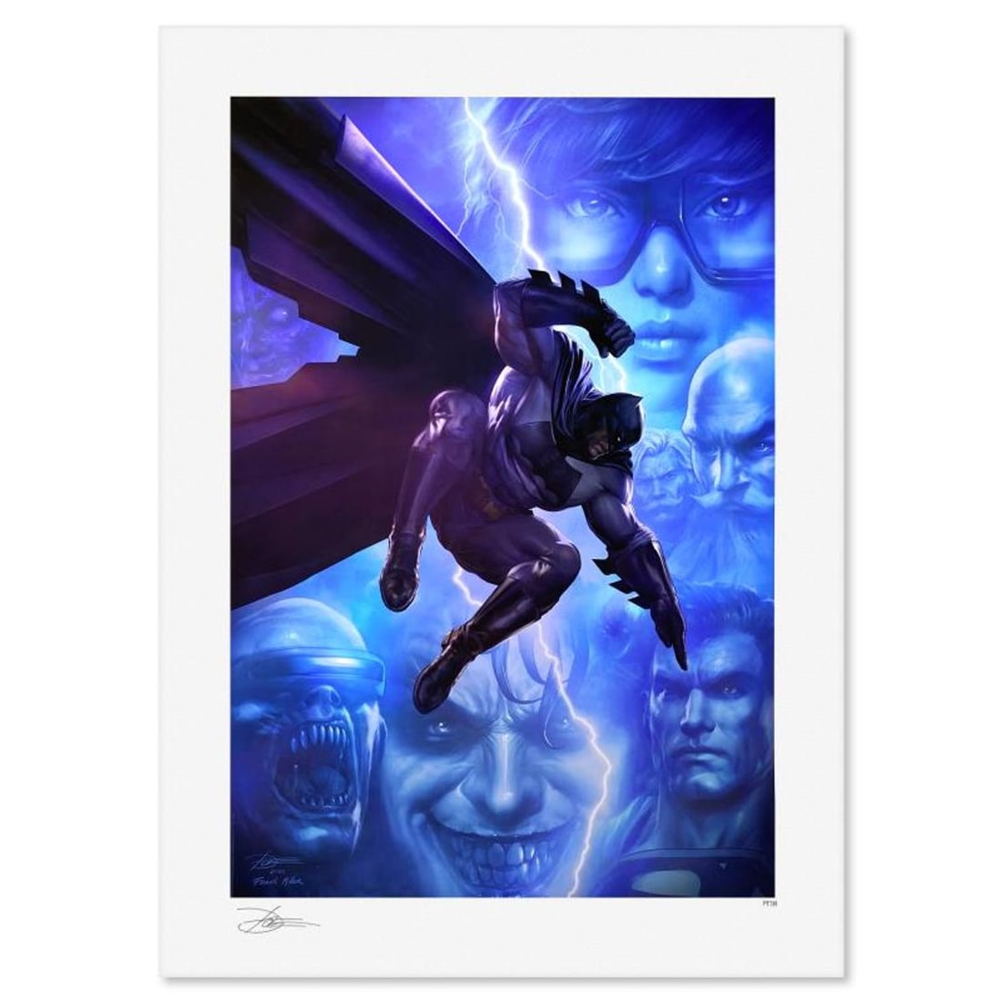 DC Comics & Dave Wilkins, "The Dark Knight Returns" Limited Edition, PP Numbered 3/4 and Signed with (1 of 2)