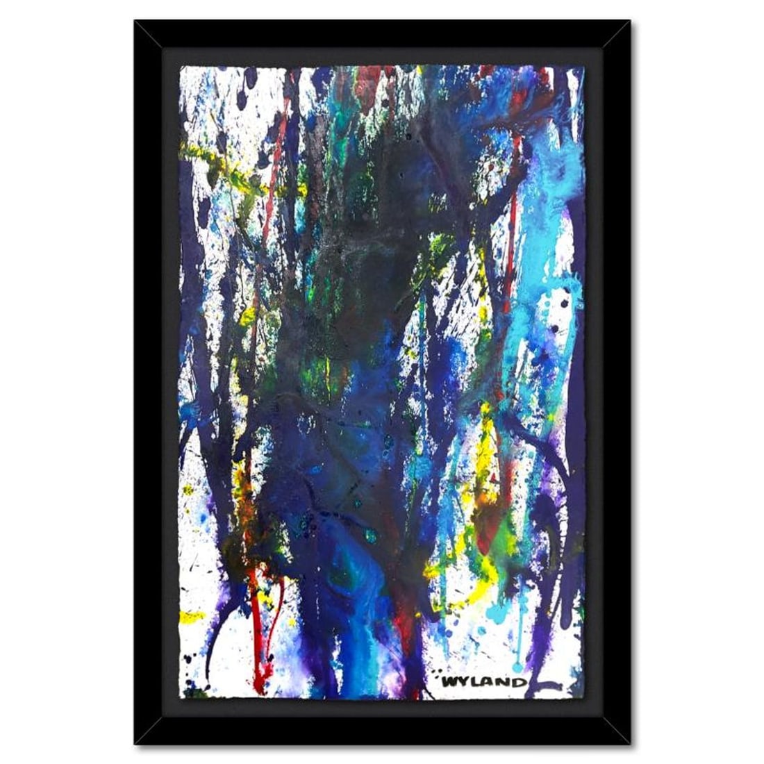 Wyland, Framed Original Painting (46" x 32"), Hand Signed with Letter of Authenticity. (1 of 2)