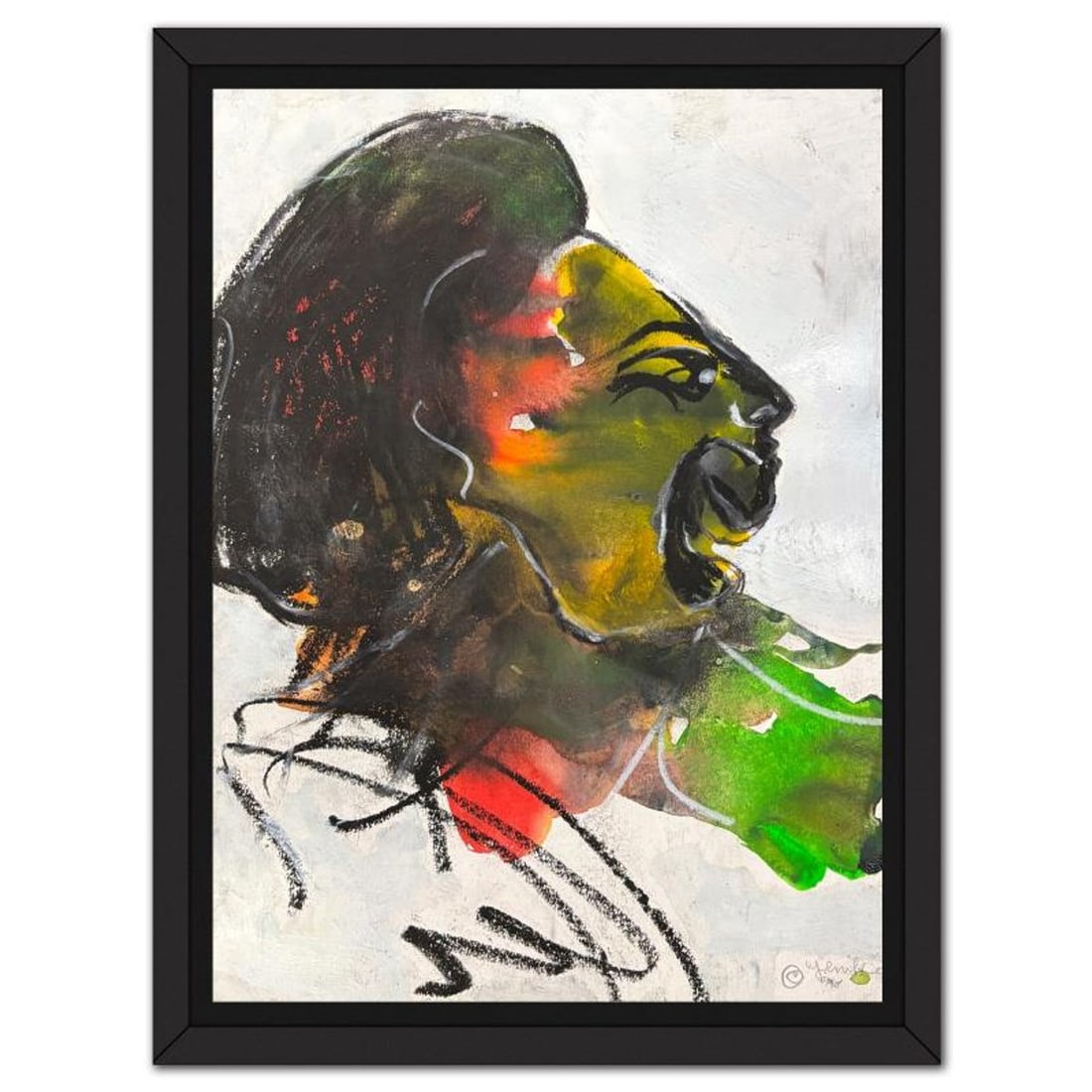 Jenik Cook, Framed Hand Signed Original Painting with Letter of Authenticity. (1 of 2)