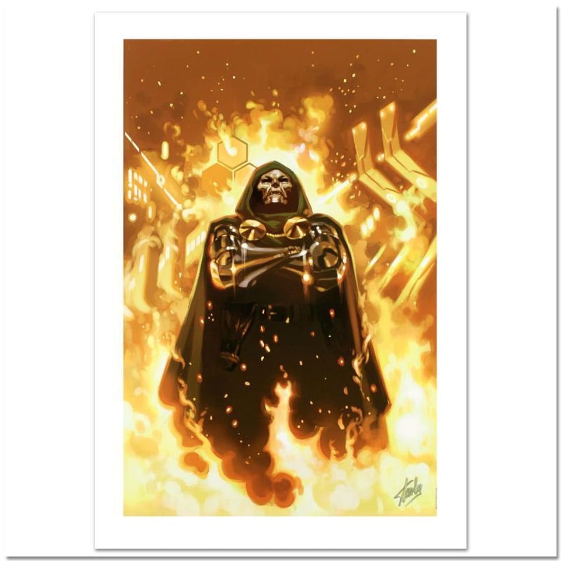 Stan Lee Signed, Marvel Comics Limited Edition Canvas 3/99 "FF #2" with Certificate of Authenticity. (1 of 1)