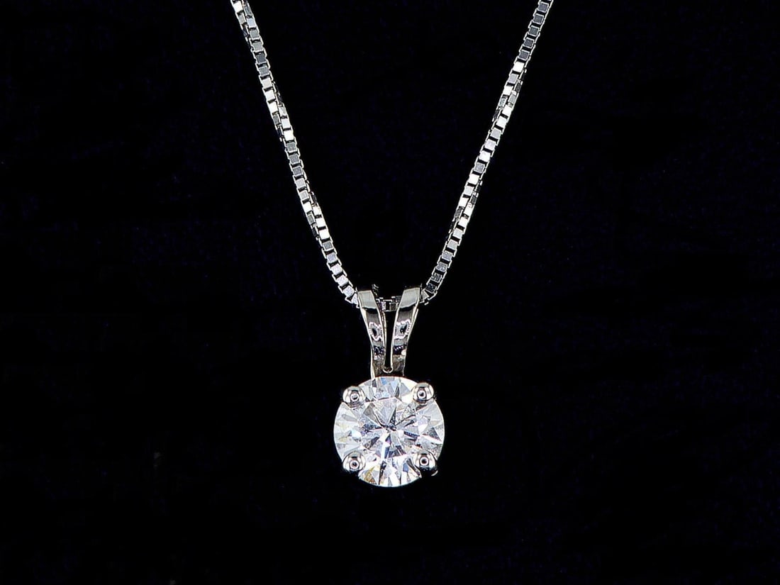 14kt White Gold 0.4ctw Diamond Pendant (1 of 2)