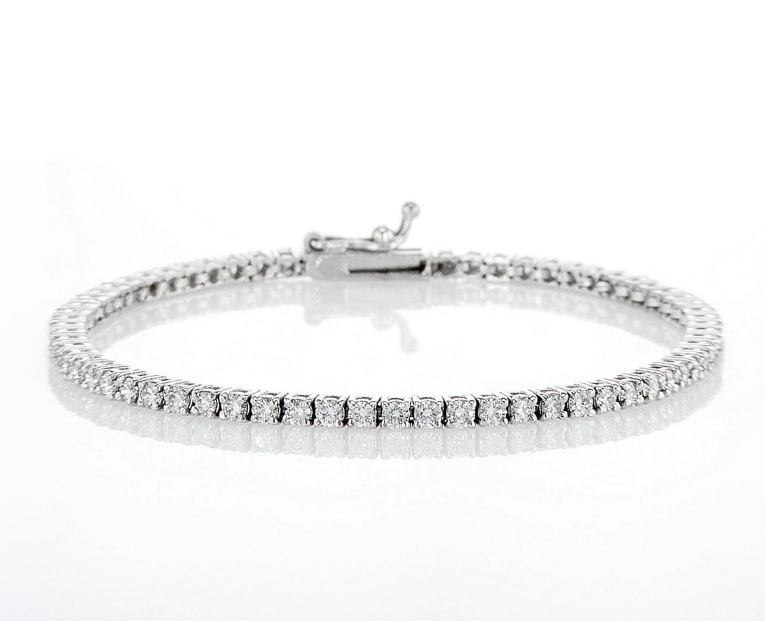 14kt White Gold 2.35ctw Diamond Bracelet (1 of 2)