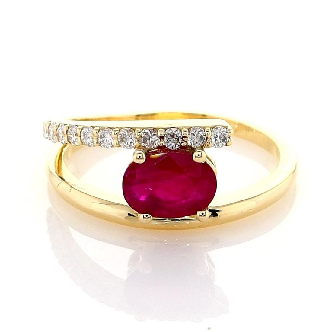 14kt Yellow Gold 0.18ctw Diamond Ring (1 of 5)