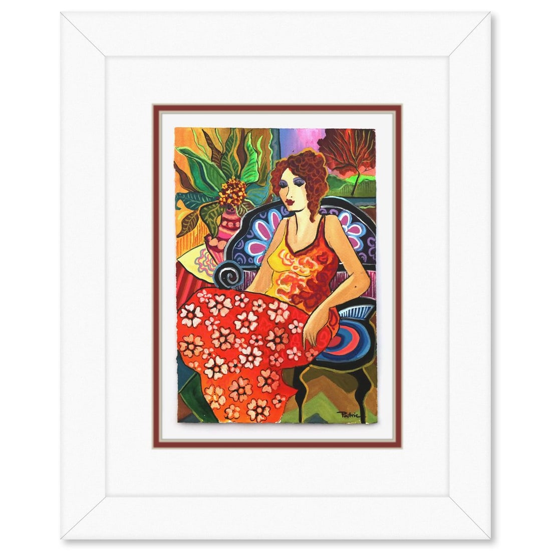 Patricia Govezensky- Original Watercolor "Mary" (1 of 2)