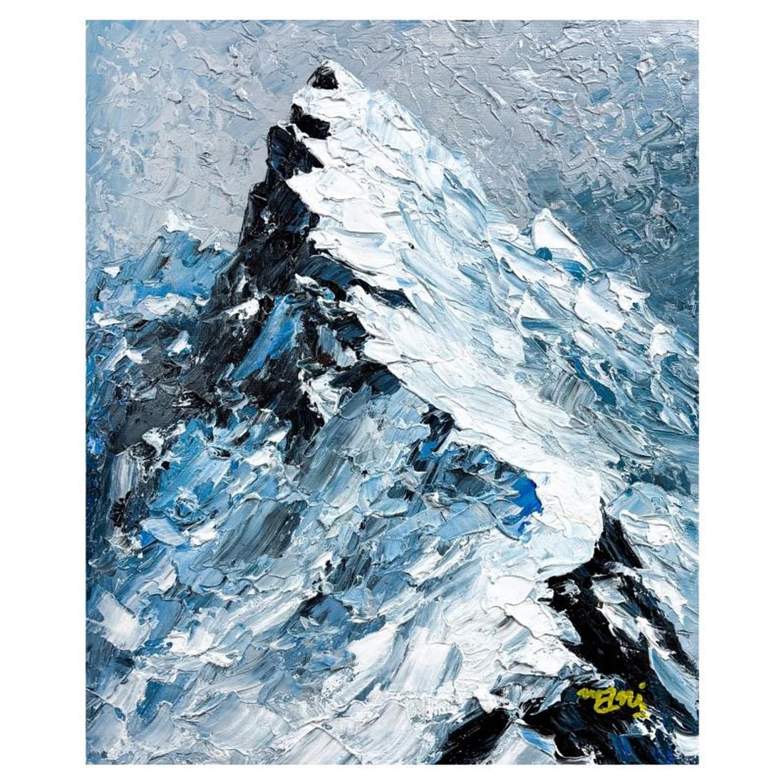 Mani, Hand Signed Original Acrylic Painting on Canvas with Letter of Authenticity.: This is an original acrylic painting on canvas by Mani, hand signed by the artist. Includes Letter of Authenticity. Measures approx. 31" x 24.5" (image).