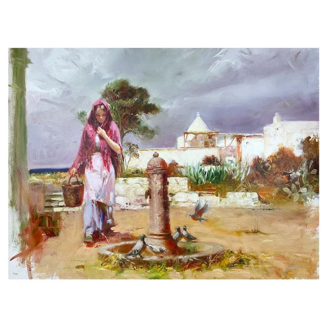 #1 in Edition - Pino (1939-2010), "The Fountain of Life" Limited Edition on Canvas, Numbered 1/295 (1 of 2)