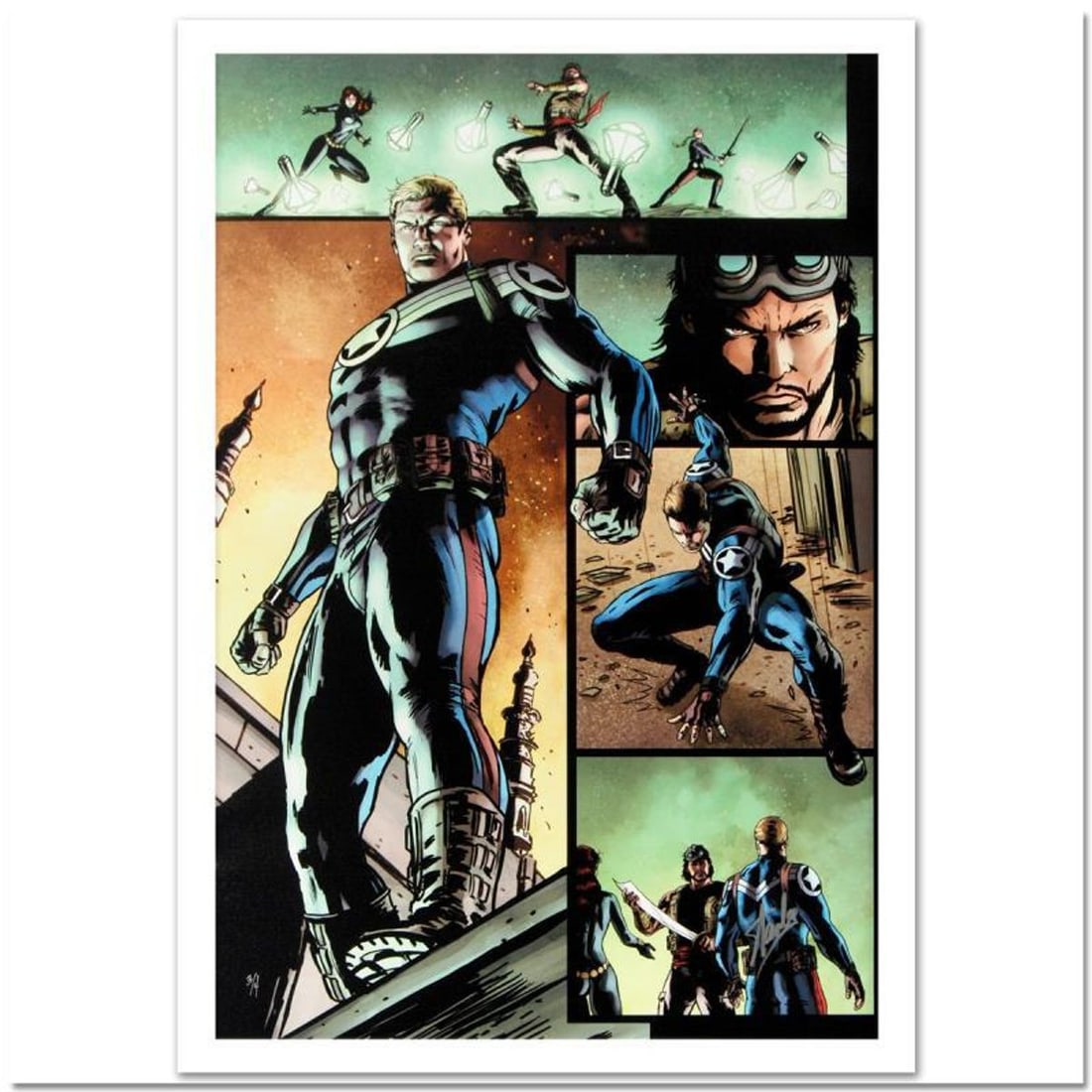 Stan Lee Signed, Marvel Comics "Hulk #43" Limited Edition Canvas 3/99 with Certificate of: Hulk #43 is a limited edition giclee on canvas with art by Patrick Zircher. Officially licensed by Marvel, this piece is numbered 3/99 and hand signed by creative legend Stan Lee (1922-2018). The piec