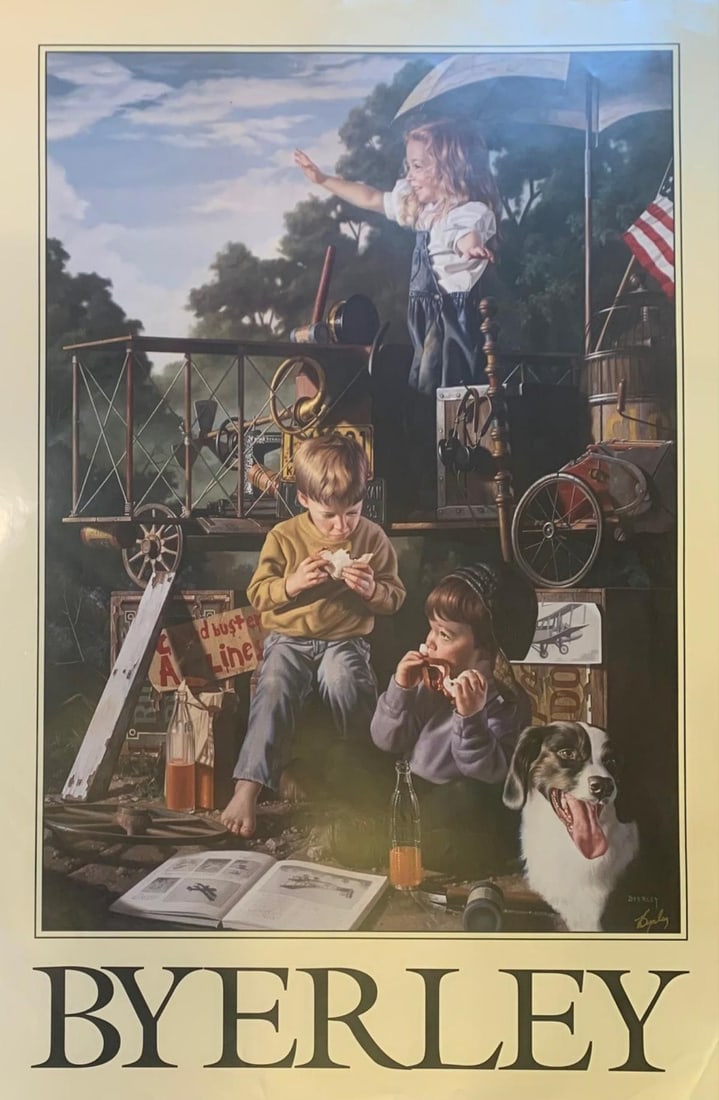 Bob Byerly- Poster print: Artist: Bob Byerly. Medium: Poster print. Size: 30" x 40". Signature: Signed. Reference#: 61300.