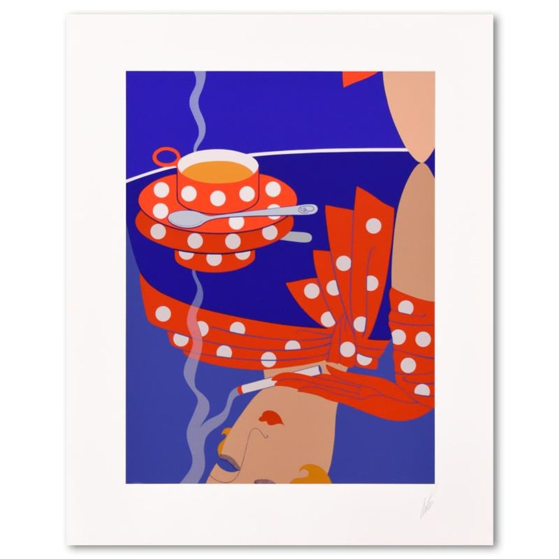 Erte (1892-1990), "Reflections" Limited Edition Serigraph from an AP Edition, Hand Signed with (1 of 2)