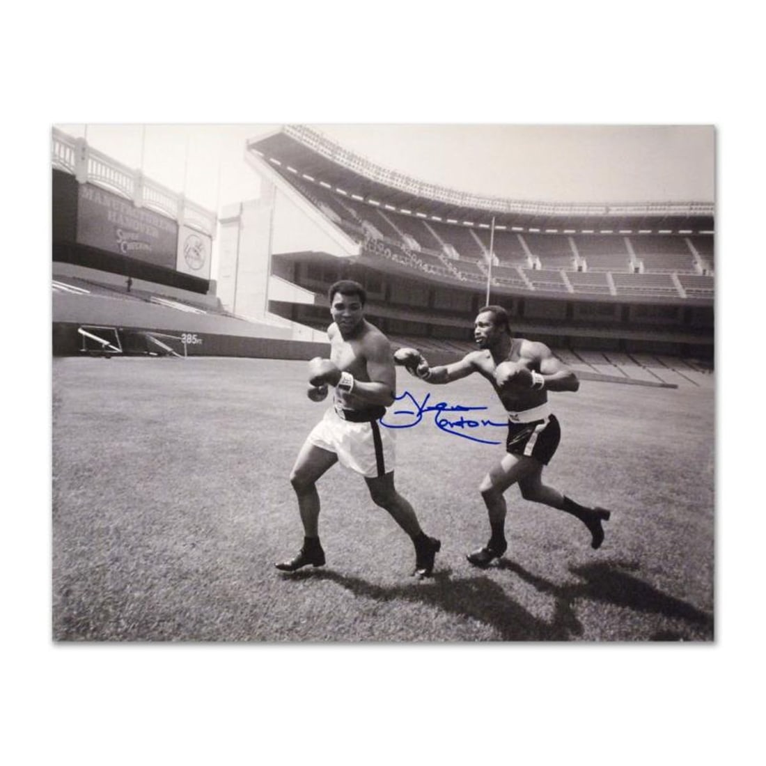 Ken Norton and Ali, Yankee Stadium Sports Collectible Hand-Signed by Ken Norton (1943-2013) with (1 of 1)