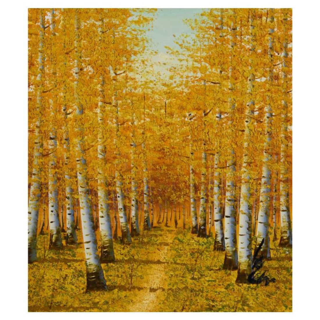Inam, Original Oil Painting on Canvas (20" x 24"), Hand Signed with Letter of Authenticity.: This is an original oil painting on canvas by Inam, hand signed by the artist. Includes Letter of Authenticity. Measures approx. 20" x 24" (image).