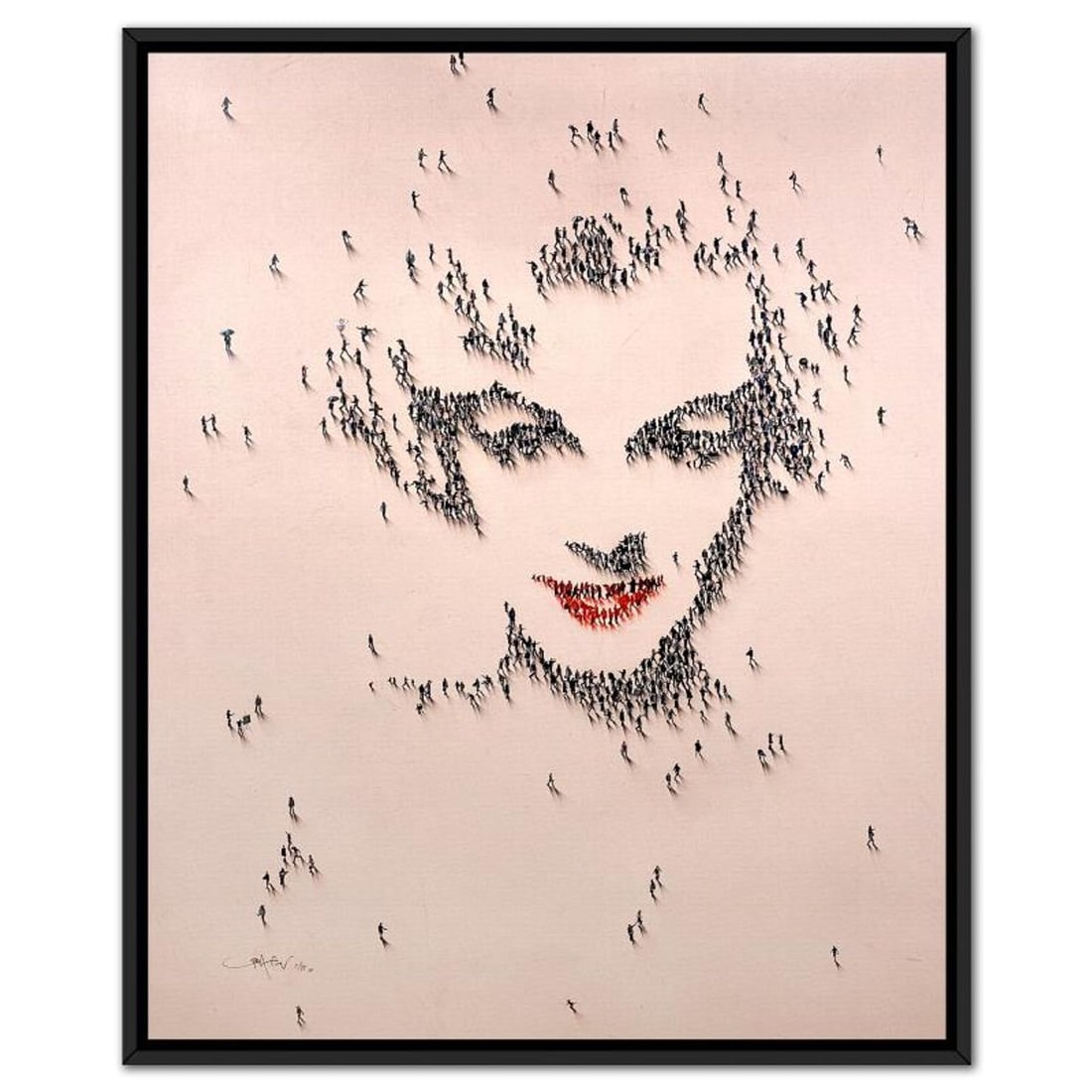 Craig Alan, "Populus: Coral Glim" Framed Limited Edition on Canvas, Numbered and Hand Signed with: Coral Glim is a limited edition giclee on canvas by Craig Alan. This piece comes from the Alan's "Populus" series and is numbered and hand signed by the artist. This piece comes custom framed. Include