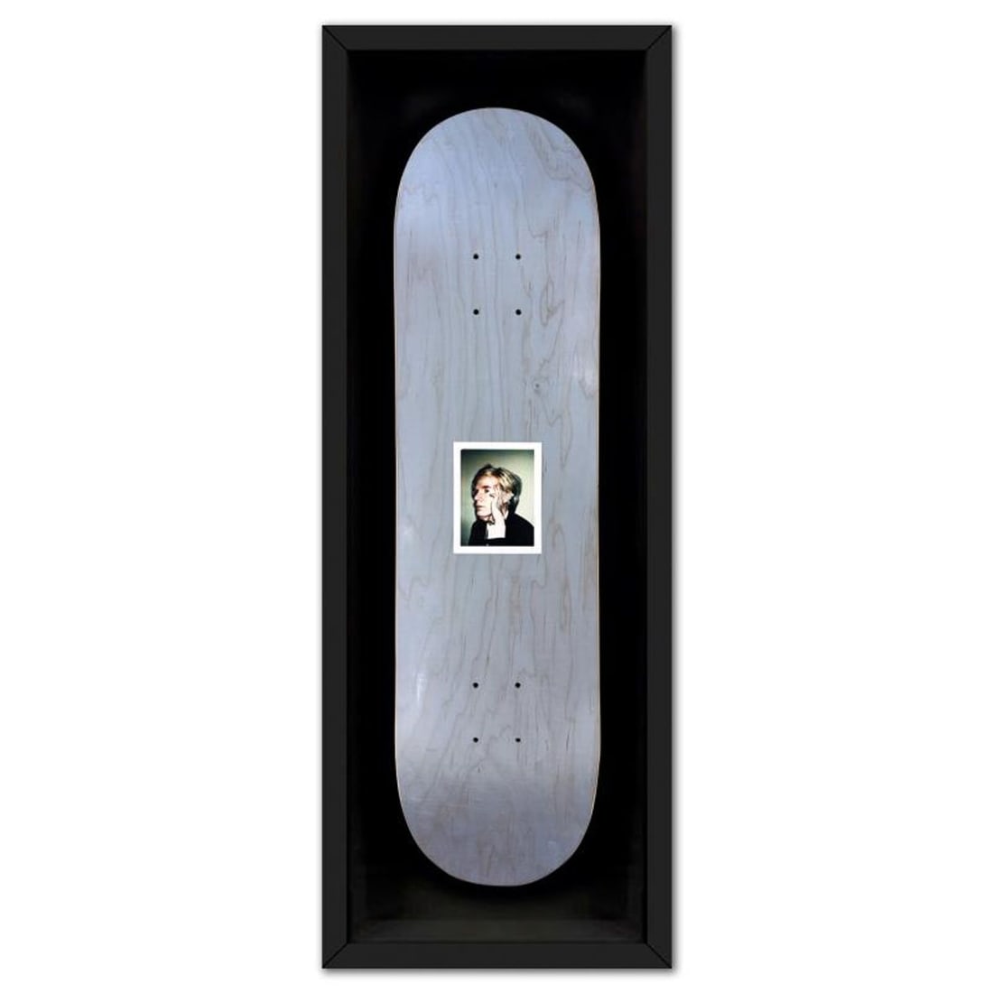 Andy Warhol (1928-1987), "Self-Portrait (Blue)" Framed One-of-a-Kind Unique Edition Skateboard, (1 of 3)