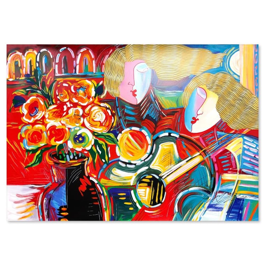 Lun Zen, "Summer Songs" Limited Edition Printer's Proof, Numbered and Hand Signed with Letter of: Summer Songs is a limited edition printer's proof on deckle edge paper by Lun Zen, numbered and hand signed by the artist. Includes Letter of Authenticity. Measures approx. 29" x 41" (image). Referenc
