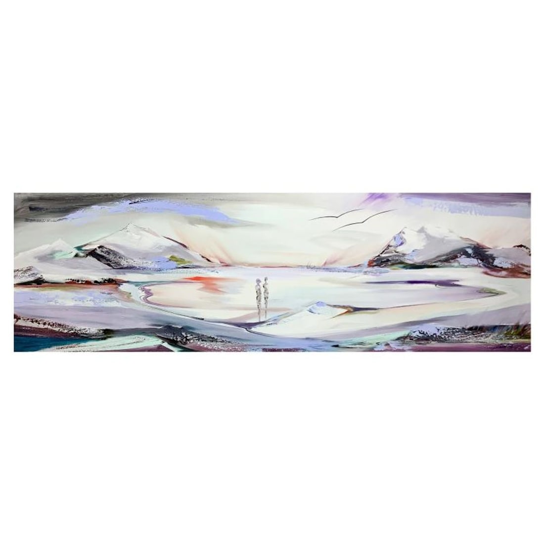 Alfred Gockel, "Seaview" Hand Signed Limited Edition on Canvas with Letter of Authenticity.: Seaview is a limited edition giclee on canvas by Alfred Gockel. The piece is hand signed and numbered and comes with a letter of authenticity. Measures approximately 19.5" x 62". Reference#: 90602.