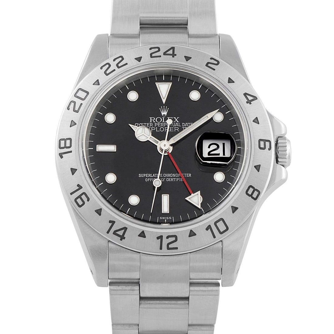 ROLEX EXPLORER II BLACK DIAL STEEL OYSTER WATCH (1 of 5)