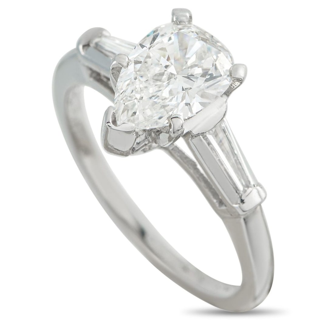 PLATINUM 1.50CT DIAMOND RING (1 of 4)