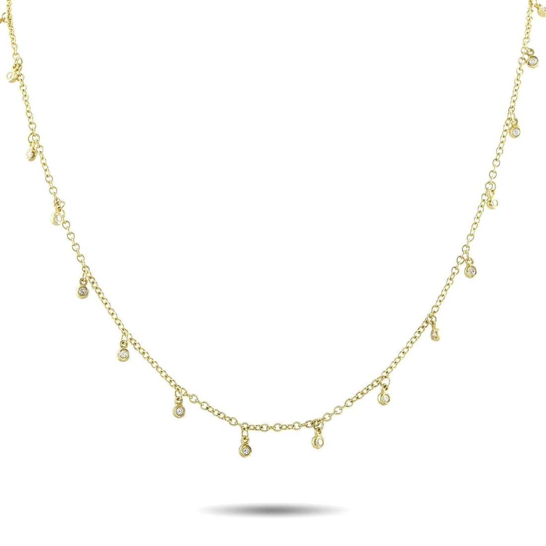IPPOLITA 18K YELLOW GOLD 1.05CT DIAMOND LONG NECKLACE (1 of 4)