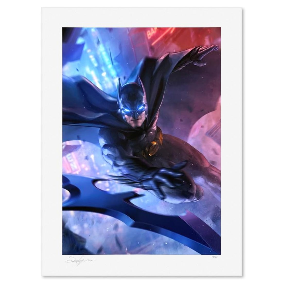 DC Comics & Jeehyung Lee, "The Batman's Grave #4" Limited Edition, PP Numbered 3/4 and Signed with: The Batman's Grave #4 is a limited edition giclee on paper from DC Comics and Jeehyung Lee, PP numbered 3/4 and bearing the authorized signature of the artist. Includes Letter of Authenticity. Measure
